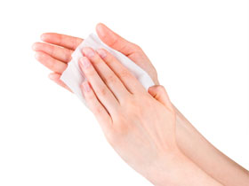 Disinfecting Hands